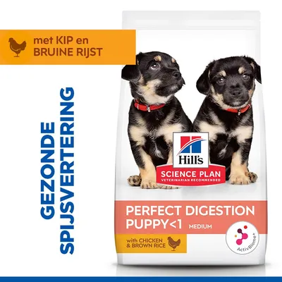 Hill's Science Plan Medium Puppy Perfect Digestion Hondenvoer