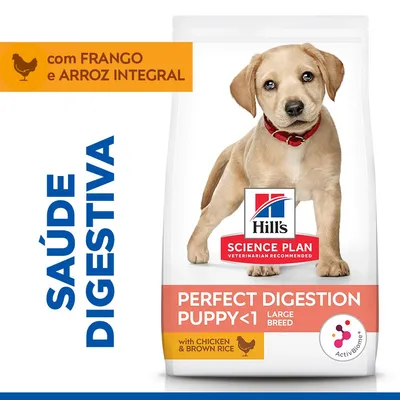 Hill's Large Puppy Perfect Digestion Puppy Large frango e arroz integral