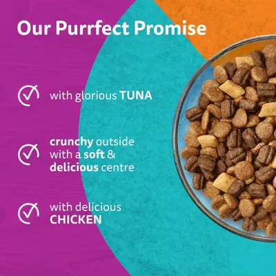 Whiskas Adult 1+ Duo Surf & Turf with Tuna & Chicken - 1.9kg Whiskas Adult 1+ Duo Surf & Turf with Tuna & Chicken - 1.9kg