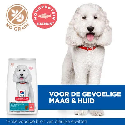 Hill's Science Plan Hypoallergenic Adult Medium met Zalm