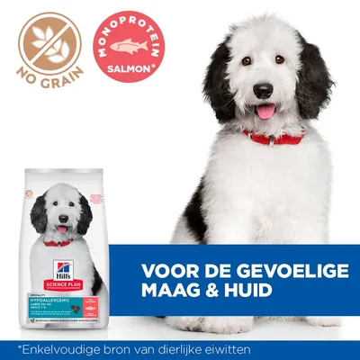 Hill's Science Plan Hypoallergenic Adult Large met Zalm