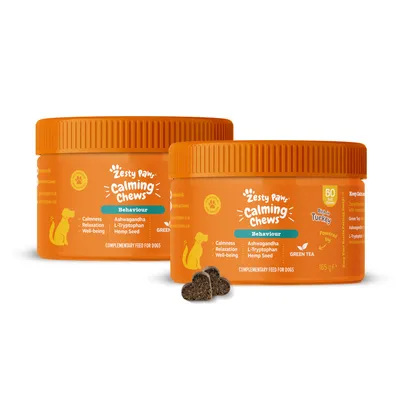 Zesty Paws Calming Chews puretina - 50 tableta za žvakanje