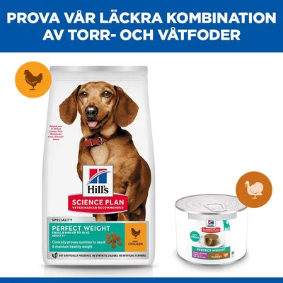 Hill's Science Plan Perfect Weight Adult Small & Mini Mousse