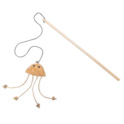 Beeztees Catnip Cat Fishing Rod Octopus Tako