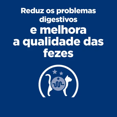 Reduz os problemas digestivos e melhora a qualidade das fezes. Reduz os problemas digestivos e melhora a qualidade das fezes.