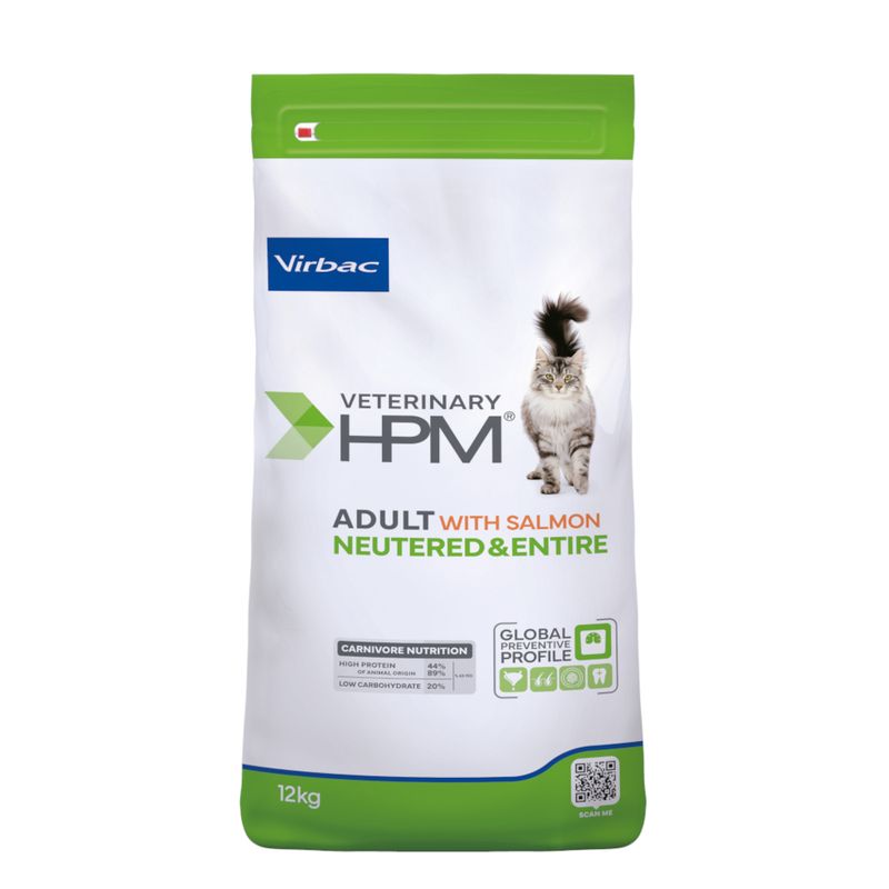 Virbac Veterinary HPM Adult Lachs Neutered & Entire Cat
