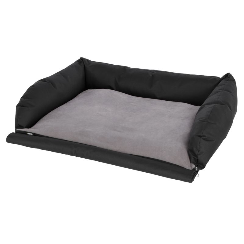 Kerbl Pet Kofferraumkissen, schwarz/grau