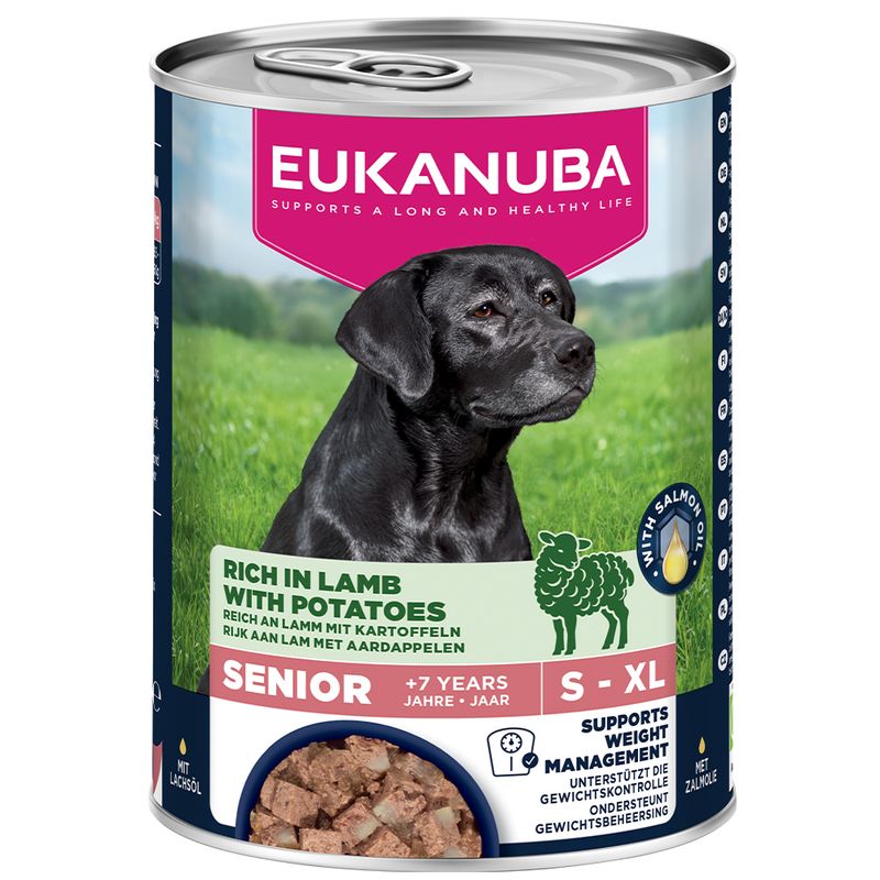 Eukanuba Senior Rijk aan Lam met Aardappelen