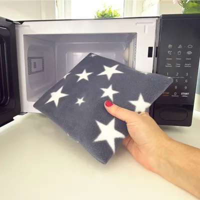 Vetbed® Mikrowellen Heizkissen Hottie, grau mit Sternen Vetbed® Mikrowellen Heizkissen Hottie, grau mit Sternen