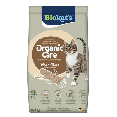 Biokat's Organic Care Wood Fibres Cat Litter