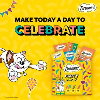 Dreamies Cat Treats Party Pack - 150g