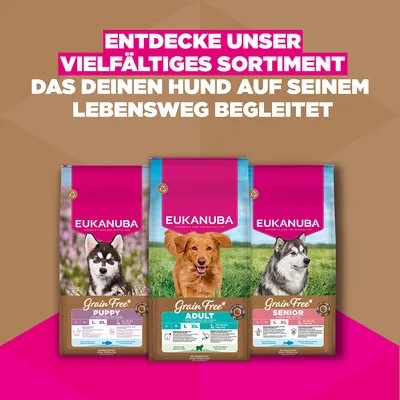 Eukanuba Grain Free Adult Large mit Lamm