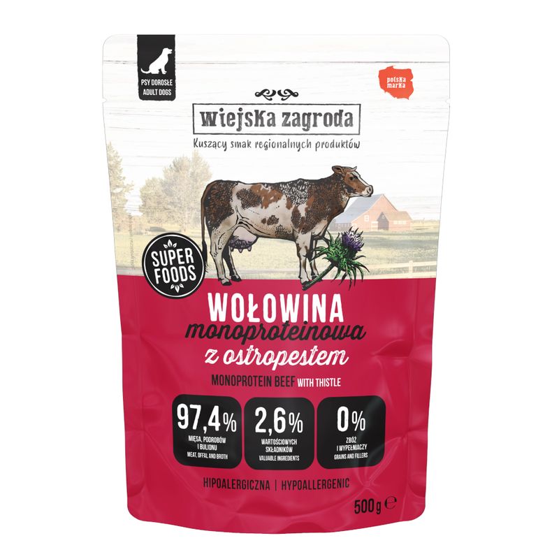 Wiejska Zagroda Monoprotein Adult 500 g