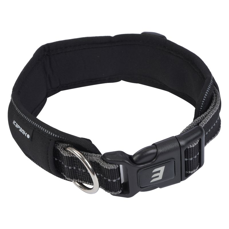 Icepeak Pet Halsband Highway Soft, schwarz
