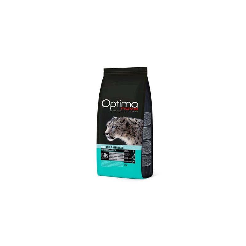 Optimanova Sterilised Kip & Rijst Kattenvoer