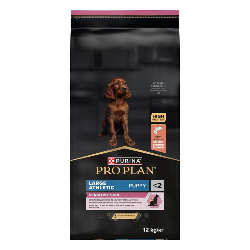 PURINA PRO PLAN Large Athletic Puppy Sensitive Skin Lachs