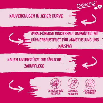 Dokas Kau-Spirale Hühnerbrust