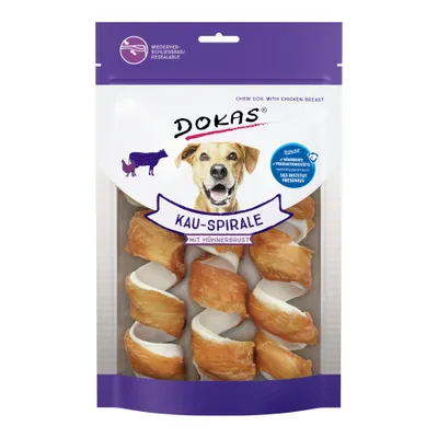 Dokas žuvacia špirála z kuracích pŕs