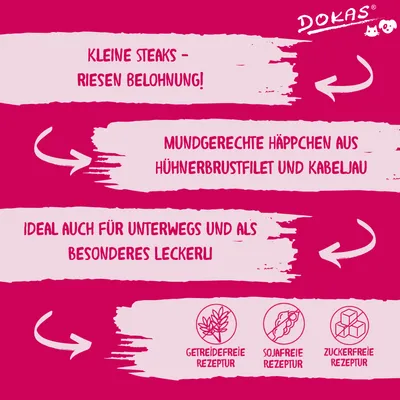 Dokas Mini Steaks Hühnerbrust