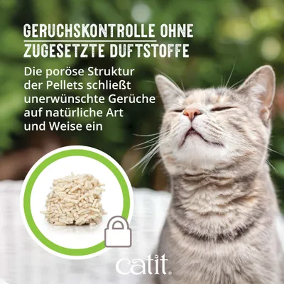 Catit Go Natural litière pour chat à base de cosses de pois, sans parfum Catit Go Natural litière pour chat à base de cosses de pois, sans parfum