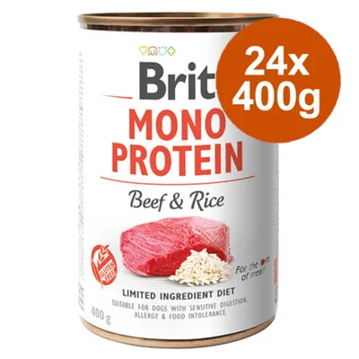 Brit Mono Protein gazdaságos csomag 24 x 400 g