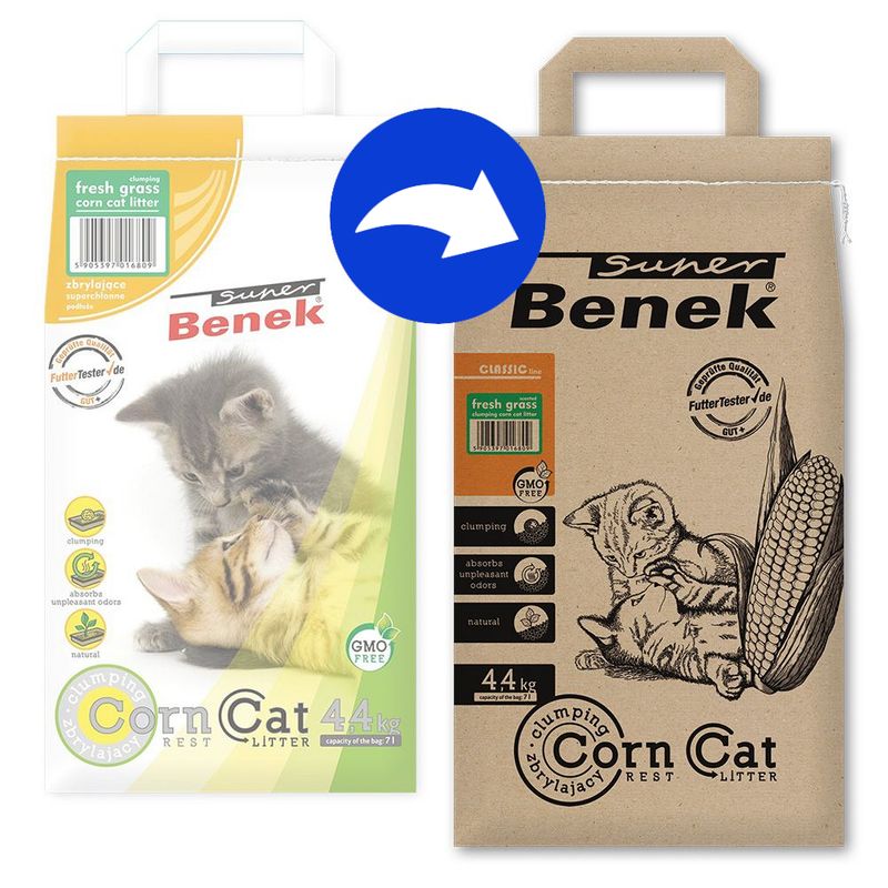 Super Benek Corn Cat Frisches Gras
