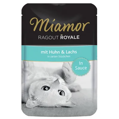 Økonomipakke: 48 x 100 g Miamor Ragout Royale - Blandet Mix: gelé I, gelé II & sovs Økonomipakke: 48 x 100 g Miamor Ragout Royale - Blandet Mix: gelé I, gelé II & sovs
