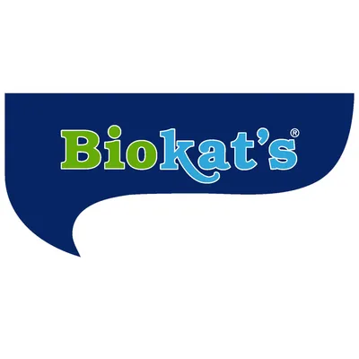 Biokat's. Brand for cat litter and hygiene products.