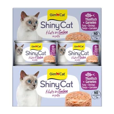 GimCat ShinyCat in Gelei 6 x 70 g kattenvoer