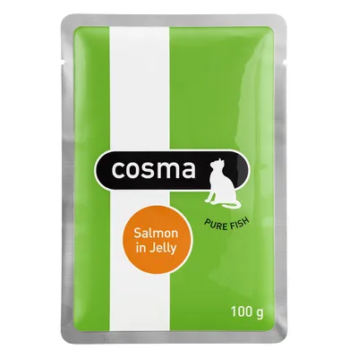 cosma Salmon in Jelly PURE FISH, 100 g Beutel