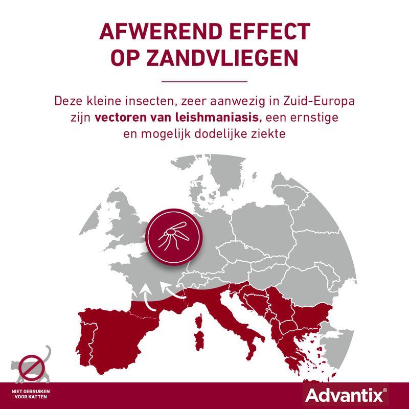 Advantix® 400/2000 Spot-On Solution voor Honden 25 - 40 kg