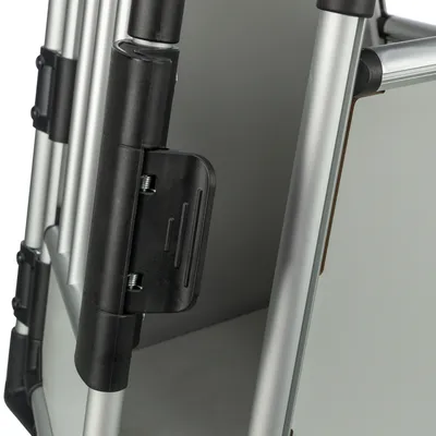 Trixie Transportbox Aluminium doppelt - Größe M-L: B 93 x T 88 x H 64 cm