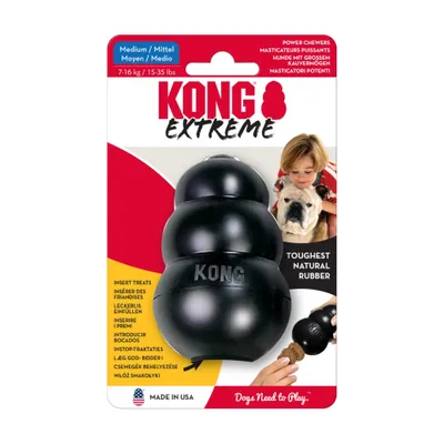 Set addestramento KONG Extreme Nero e KONG Easy Treat Liver - M: 8,5 cm + pasta (2 x 236 g) Set addestramento KONG Extreme Nero e KONG Easy Treat Liver - M: 8,5 cm + pasta (2 x 236 g)