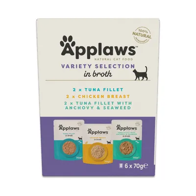 Applaws Pouch in Broth Saver Pack 24 x 70g
