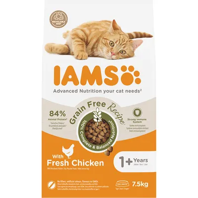 IAMS Advanced Nutrition Graanvrij met kip Kattenvoer