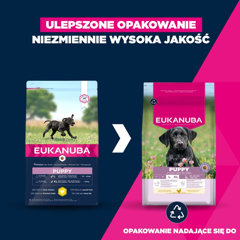 Eukanuba Premium Nutrition Puppy Large & Giant Breed, kurczak