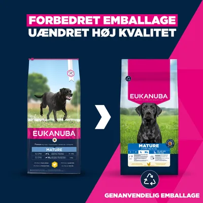 Eukanuba Premium Nutrition Mature Large & Giant Breed Kylling