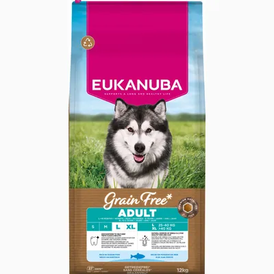Eukanuba Grain Free Adult Large & Giant Breed Havfisk