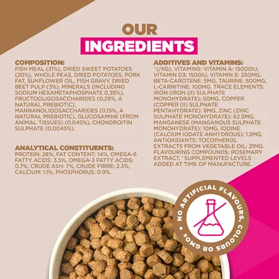 Eukanuba Grain Free Senior Small & Medium tengeri hal