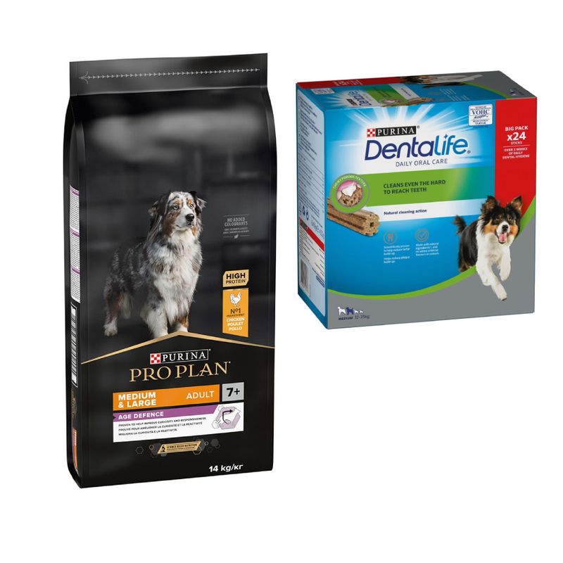 Purina: Pro Plan, сухой корм для собак, разные варианты + Dental Care, лакомство в подарок!