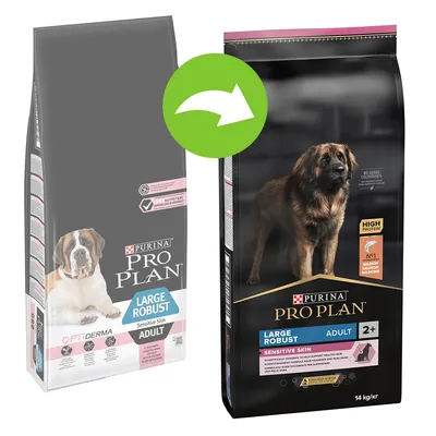 Pro Plan Large Robust Adult Sensitive Skin със сьомга