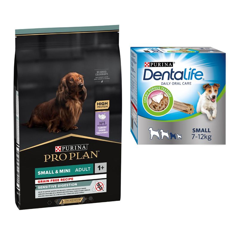 Purina: Pro Plan, сухой корм для собак, разные варианты + Dental Care, лакомство в подарок!