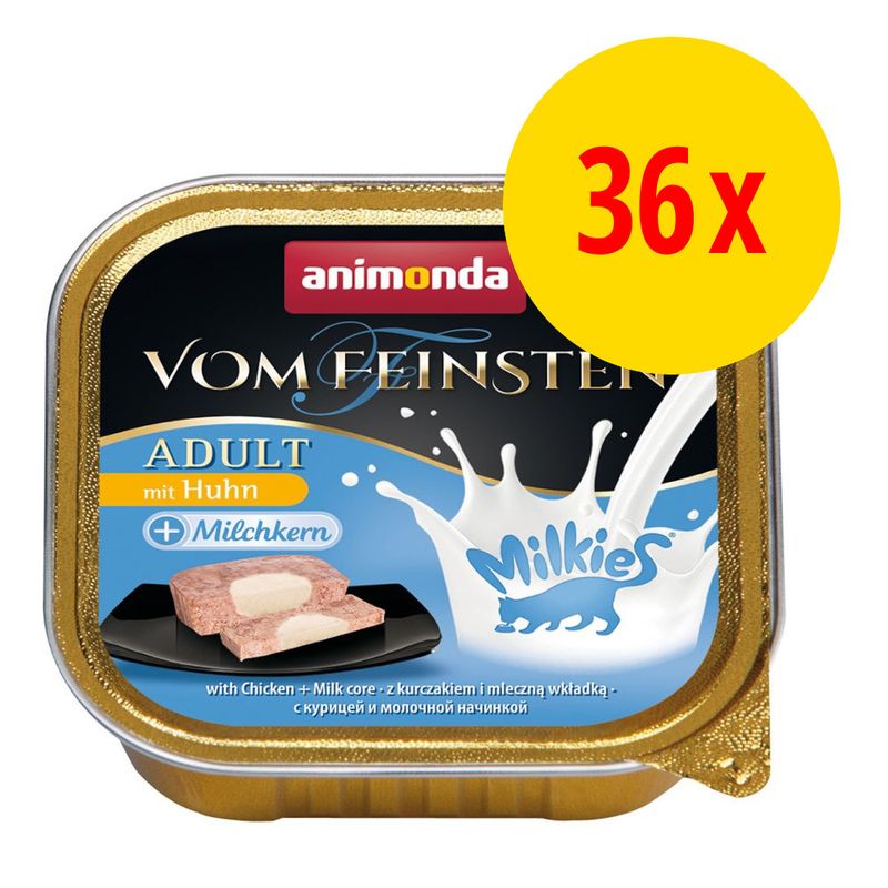 Megapack Animonda Vom Feinsten Adult Milkies 36 x 100 g