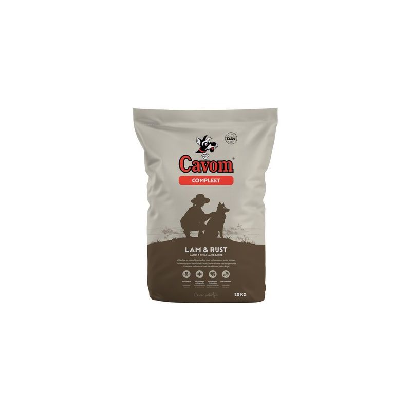 Cavom Compleet Lamb & Rice Hondenvoer