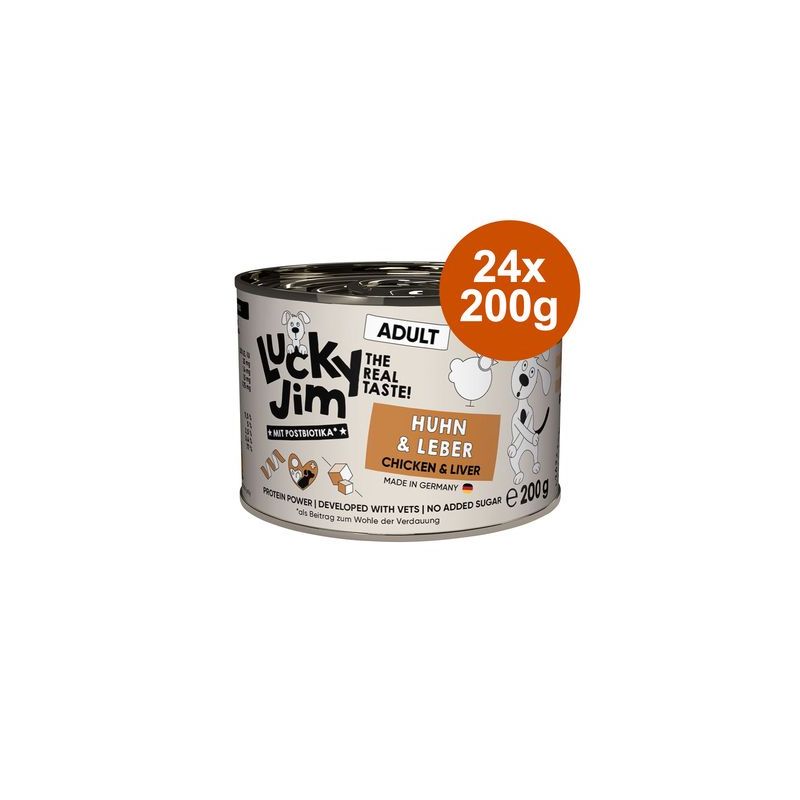 Lucky Jim MINI Adult 24 x 200 g voordeelverpakking