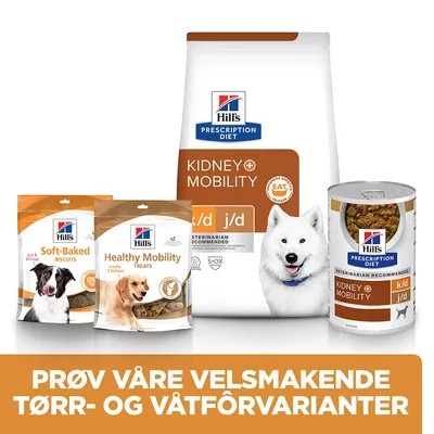 Hill's Prescription Diet k/d + Mobility Kidney + Joint Care Hundefôr Original