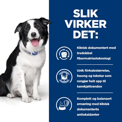 Hill's Prescription Diet t/d Dental Care Hundefôr med kylling