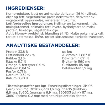 Hill's Prescription Diet On-Care med høns