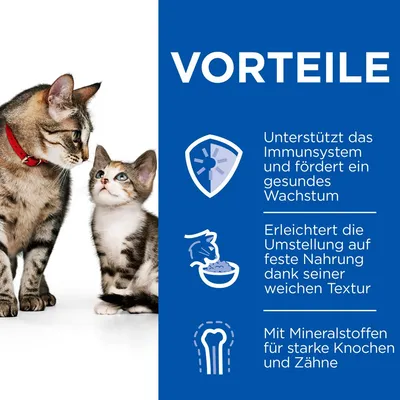 Vorteile: Unterstützt das Immunsystem und fördert ein gesundes Wachstum. Erleichtert die Umstellung auf feste Nahrung dank weicher Textur. Mit Mineralstoffen für starke Knochen und Zähne.