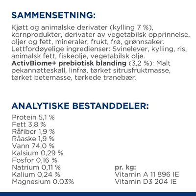 Hill's Prescription Diet Gastrointestinal Biome med kylling